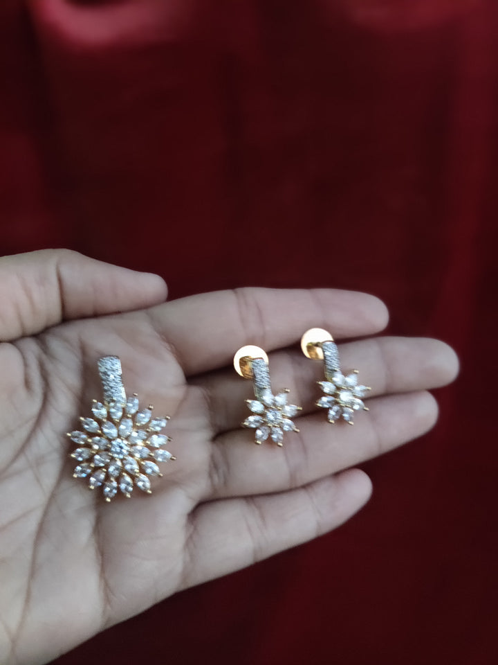 Frozen Snow Stud Earrings