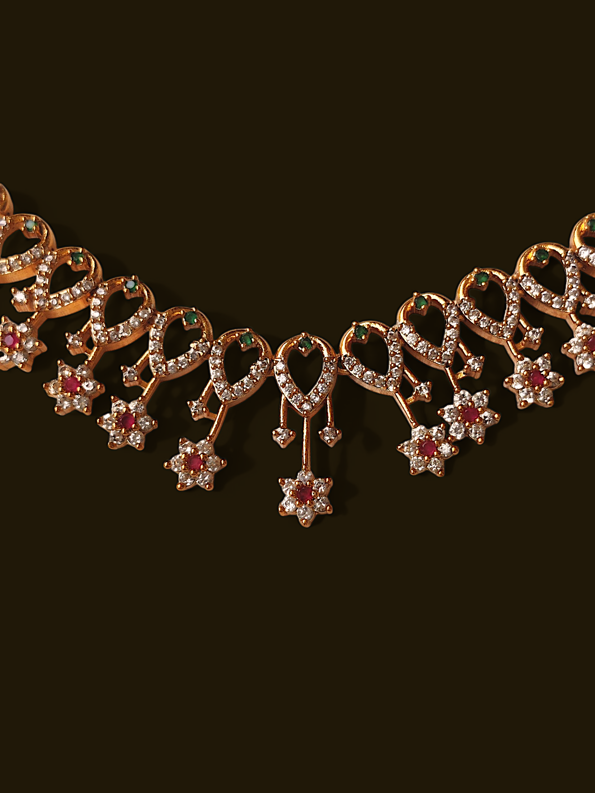 Ashi Floral Glow Necklace Set