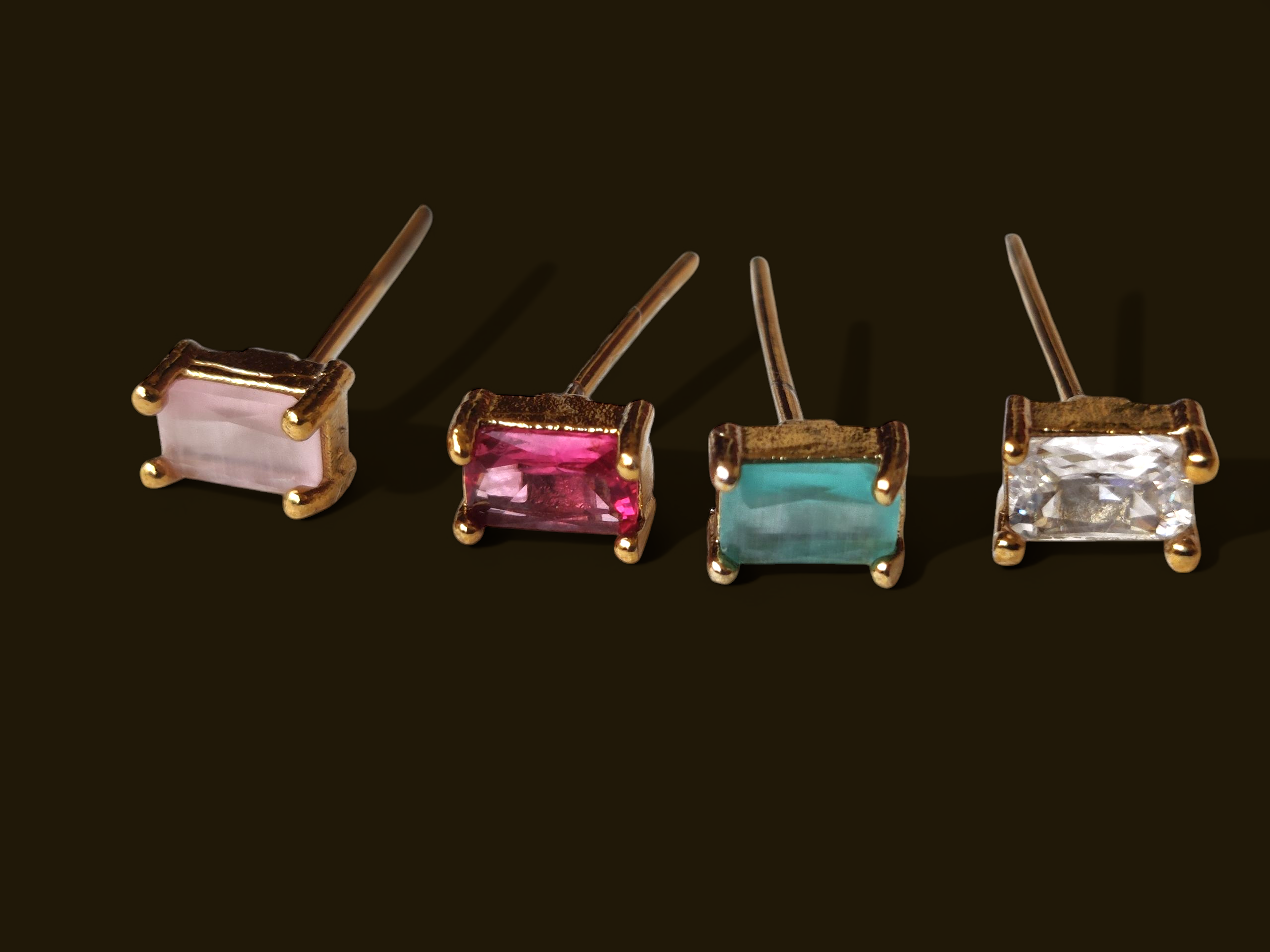 Ashi Emerald Bloom Necklace Set