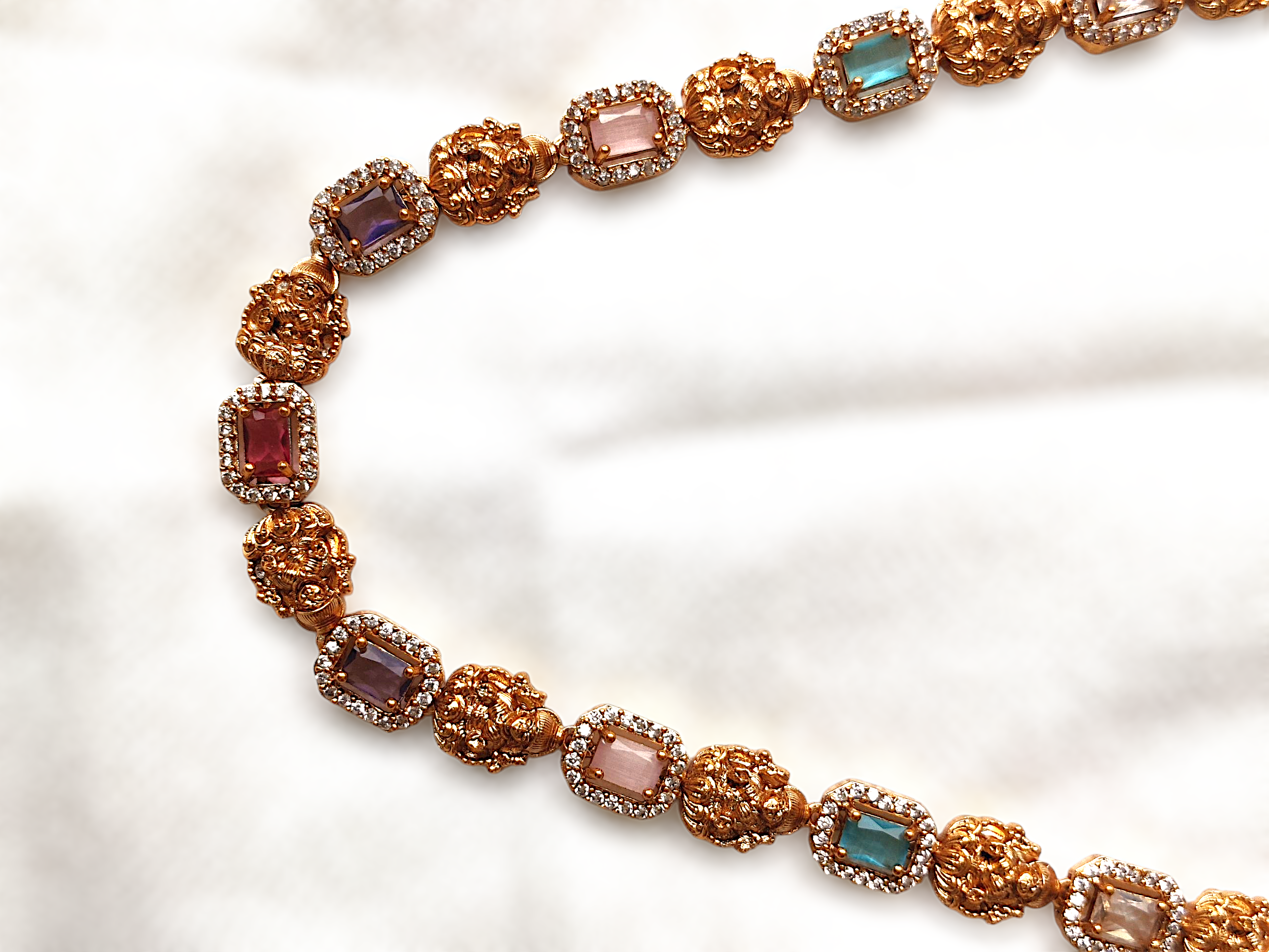 Ashi Creations: Colorful Beaded Necklace Set