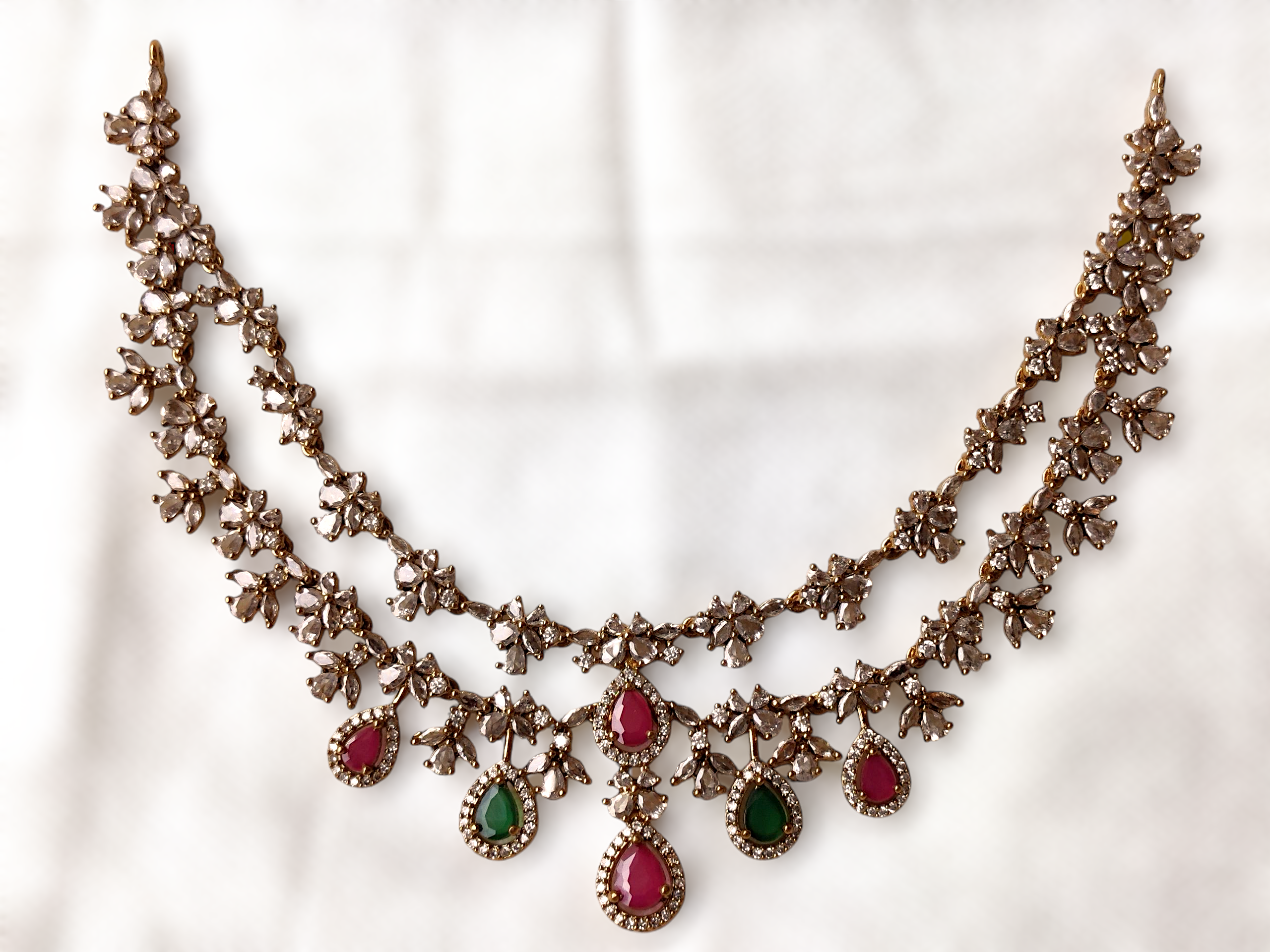 Ashi Creations: Floral Grandeur Necklace Set