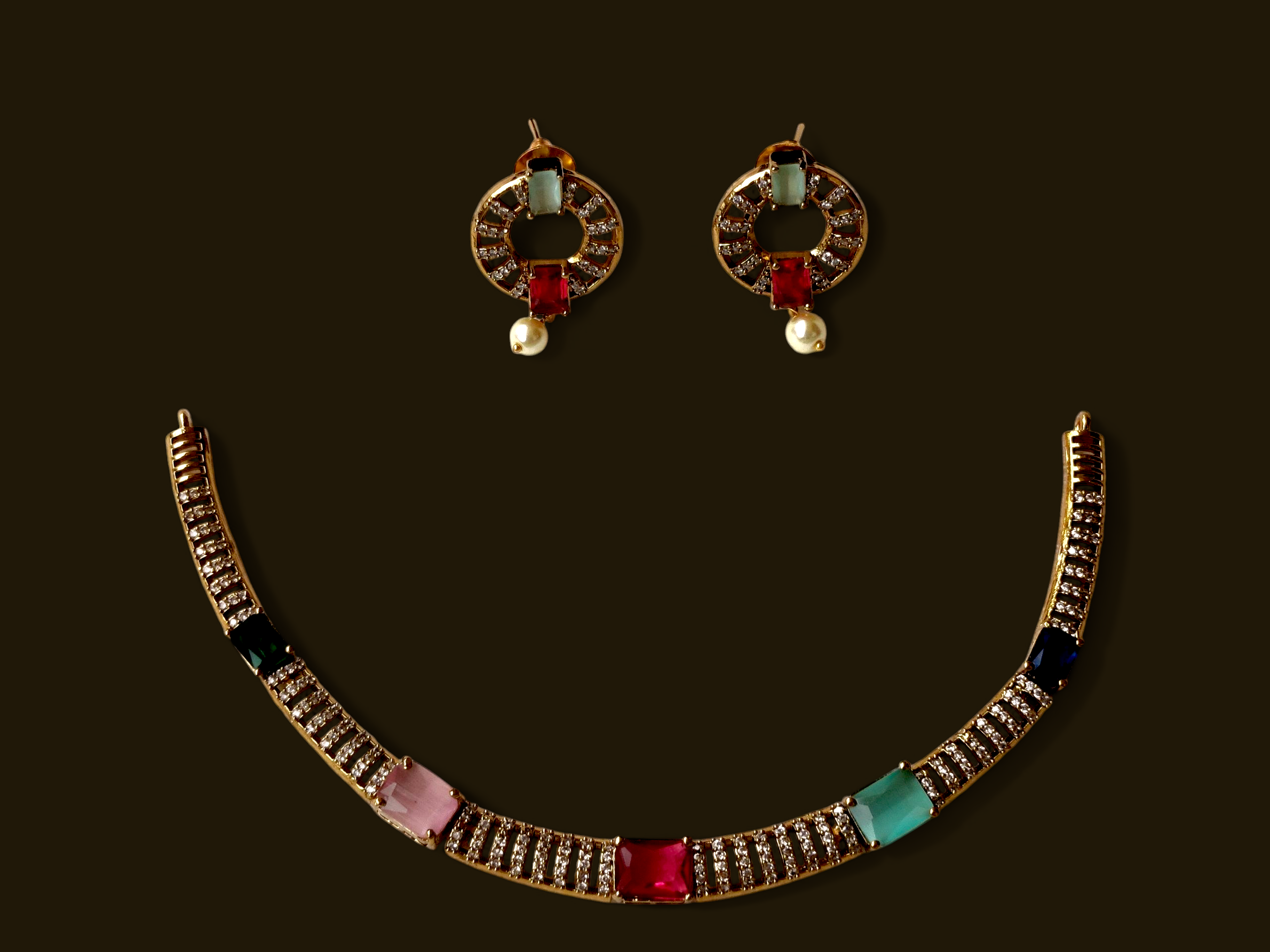 Ashi Creations: Festive Color Choker Set