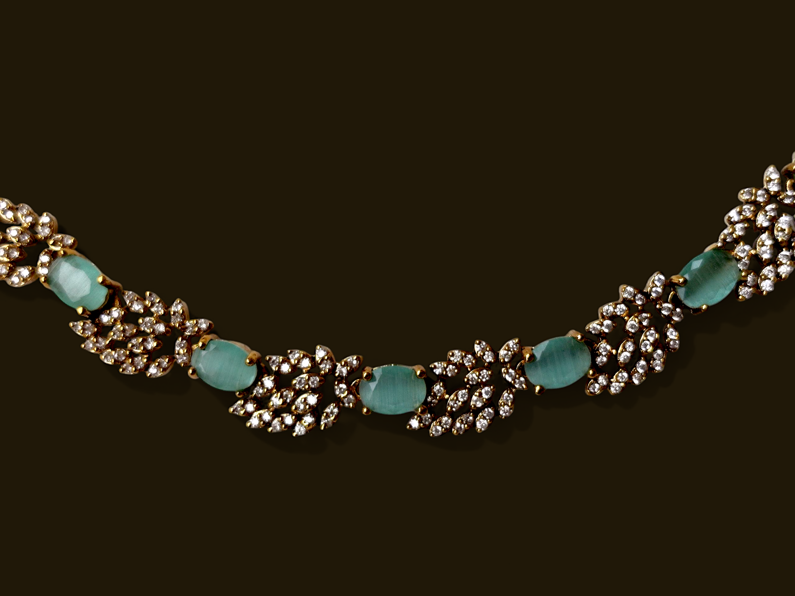 Ashi Creations: Mint Bloom Necklace