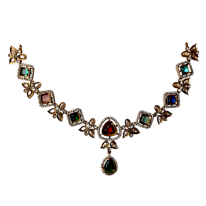 Ashi Creations: Royal Navratna Inspired Set
