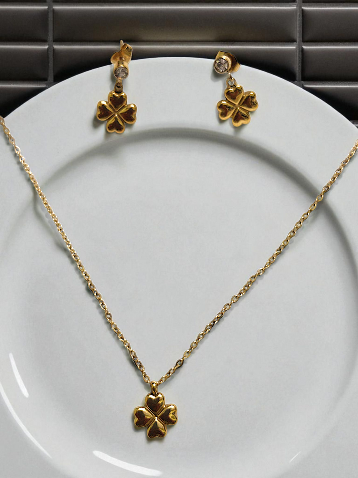 Ashi Lucky Charm Anti-Tarnish Chain Set