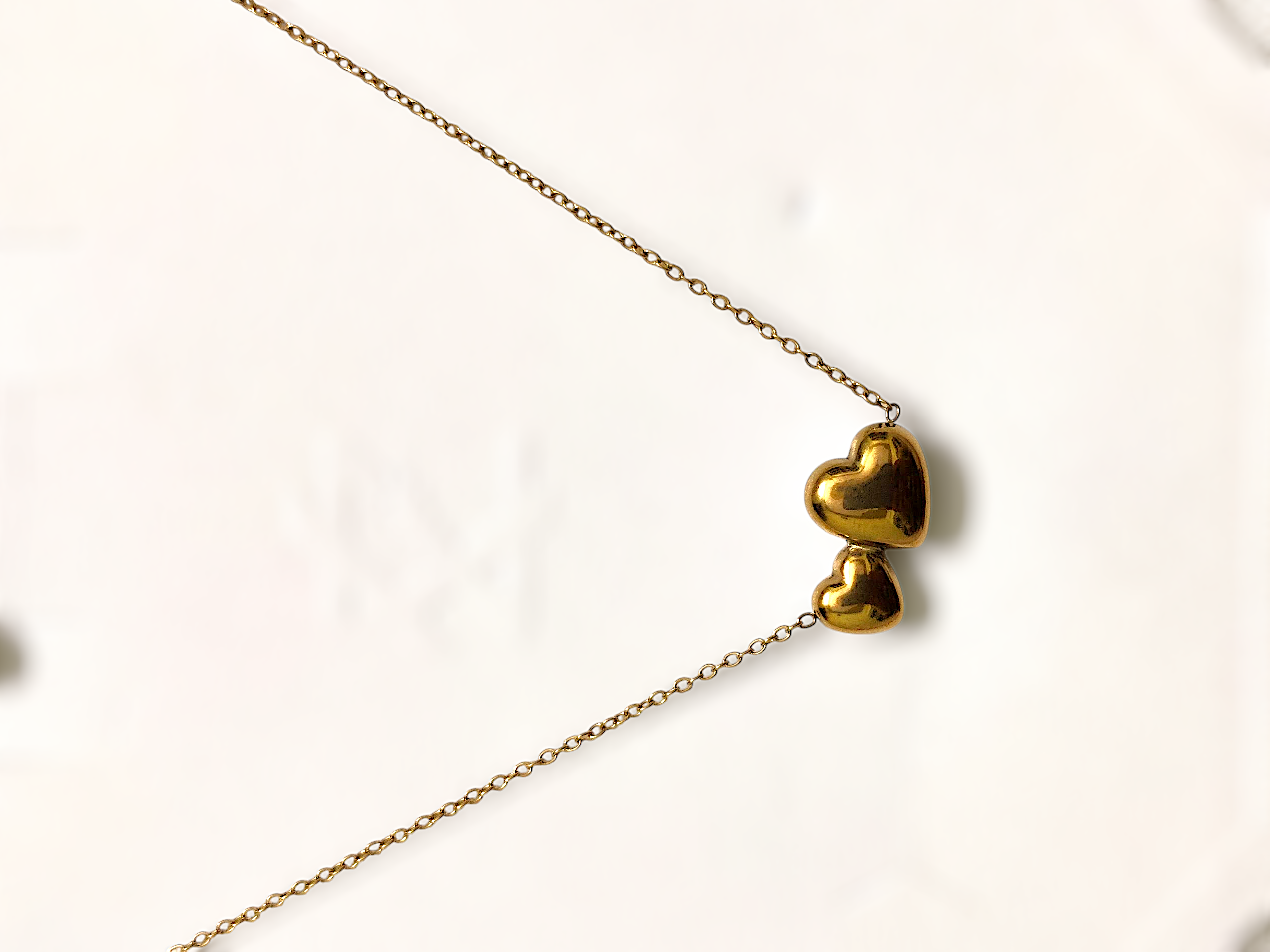 Ashi Creations:  Duo Heart Necklace