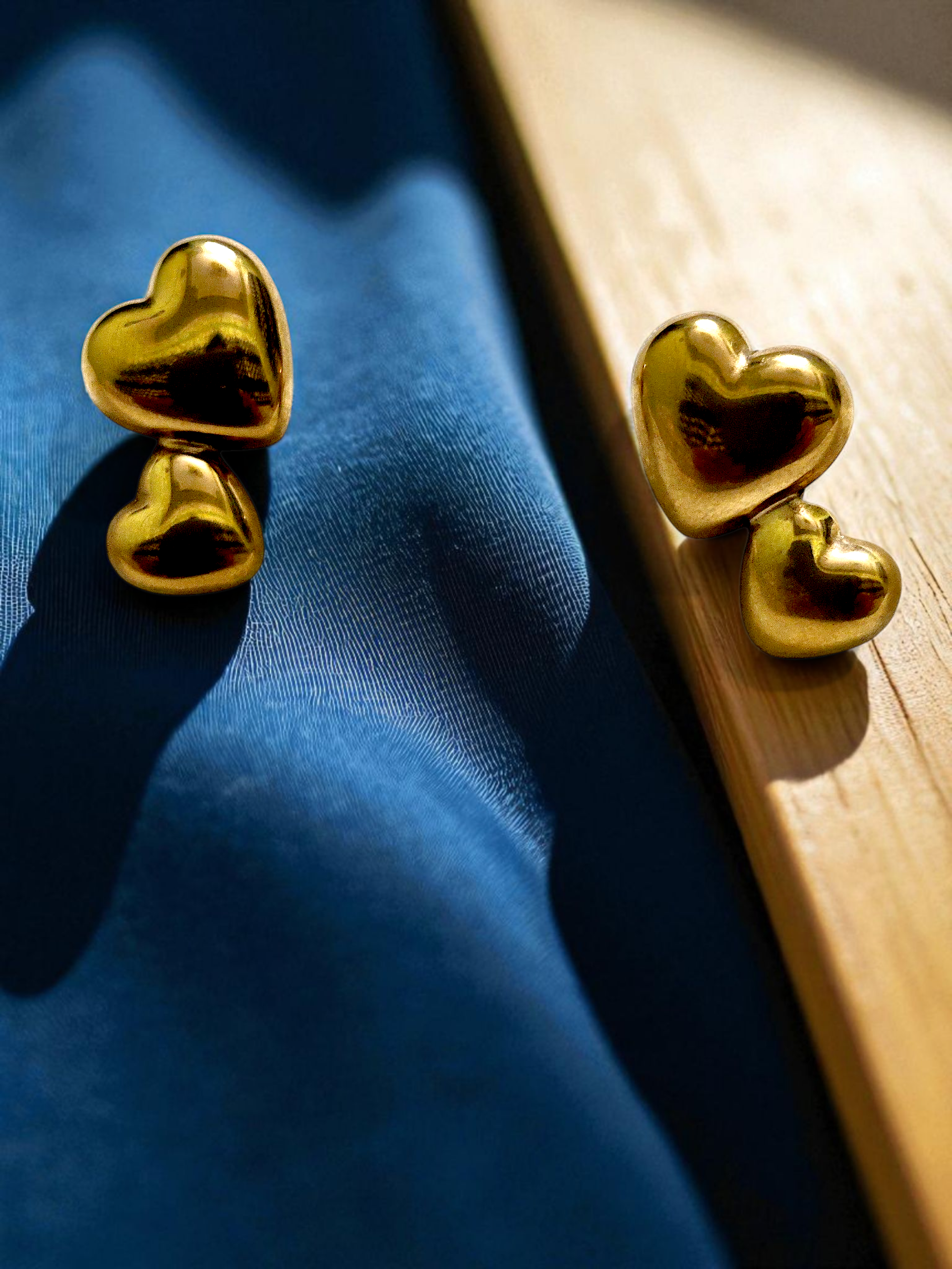 Ashi Creations:  Duo Heart Necklace