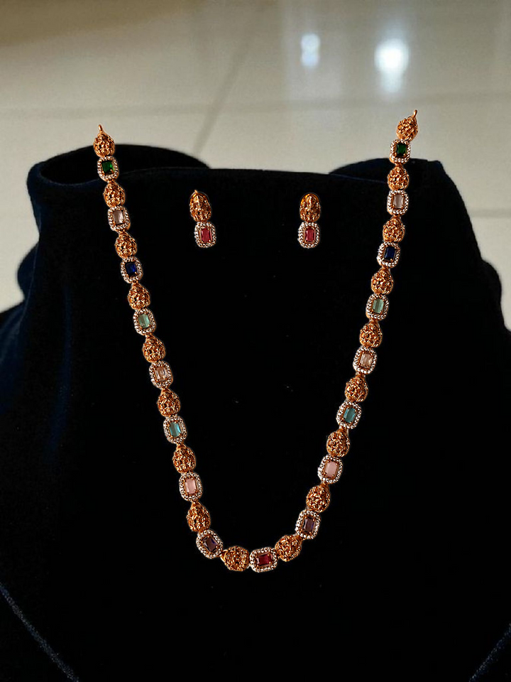 Ashi Creations: Colorful Beaded Necklace Set