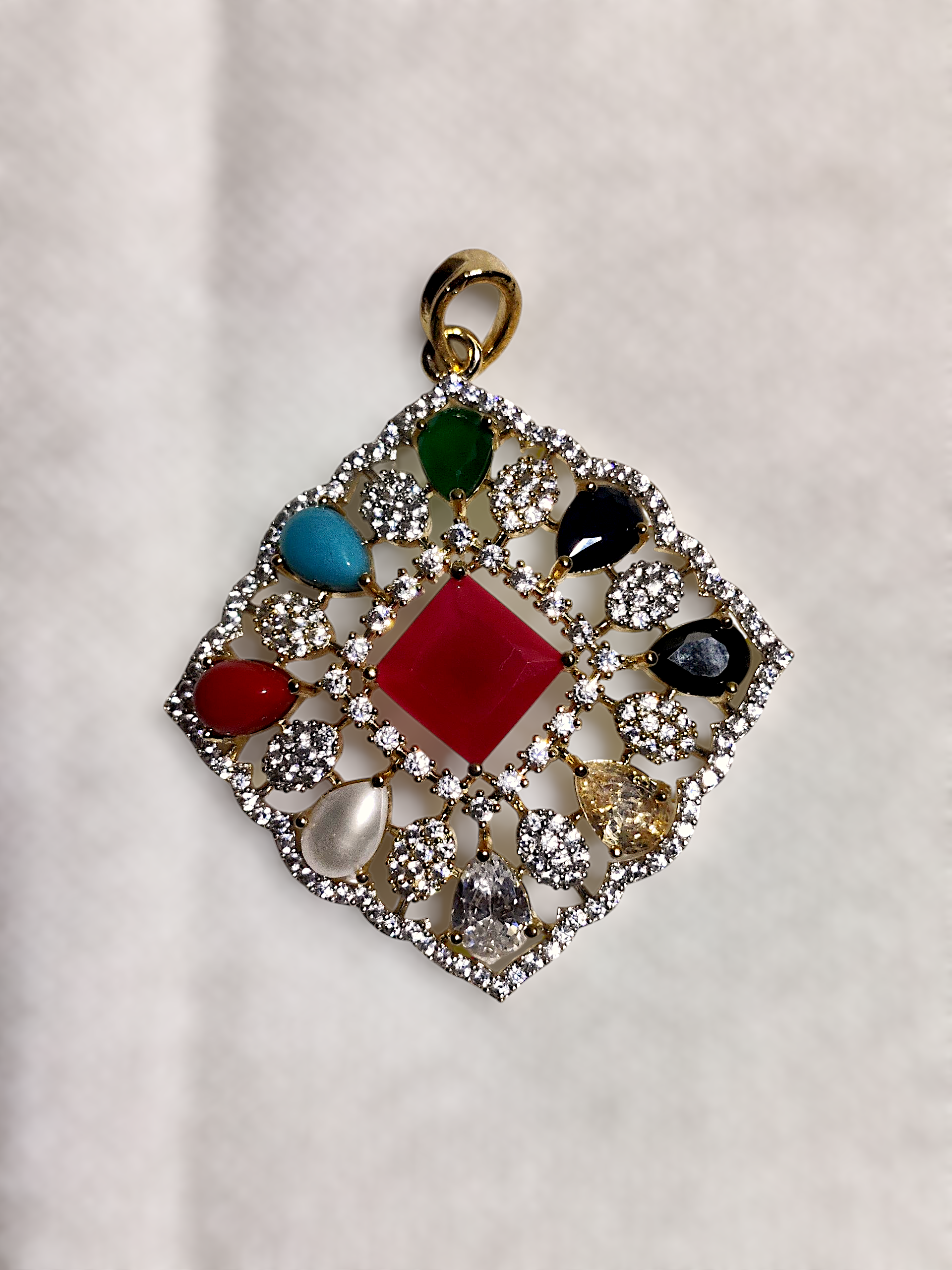 Ashi Navratan Shringar Earrings