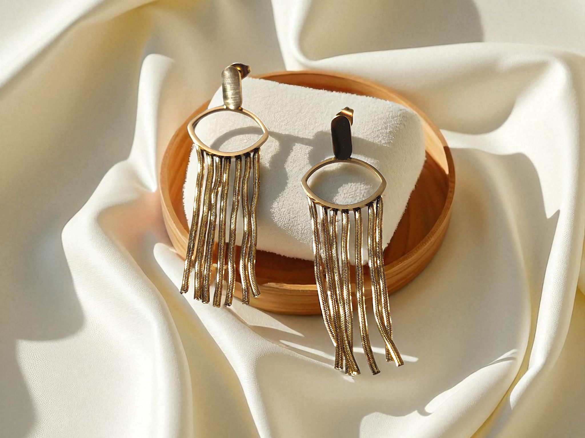 Tara ChainDrop Earrings – Anti-Tarnish