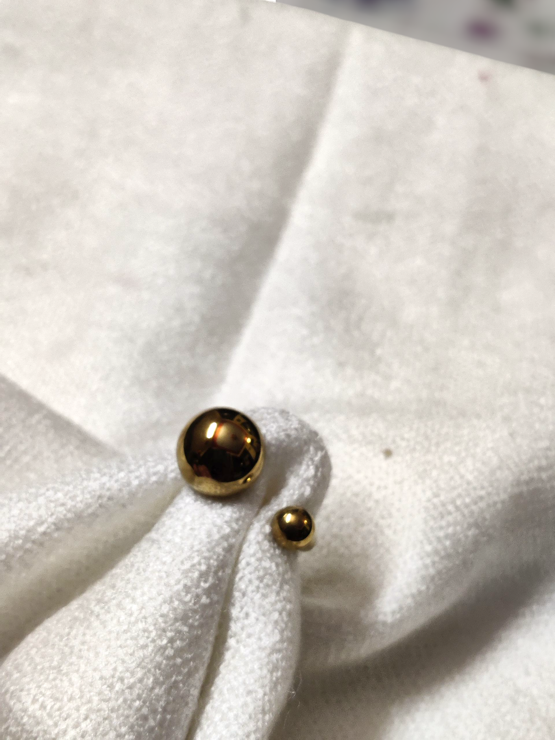 Ashi Dual Dome Cuff – Anti-Tarnish Finish