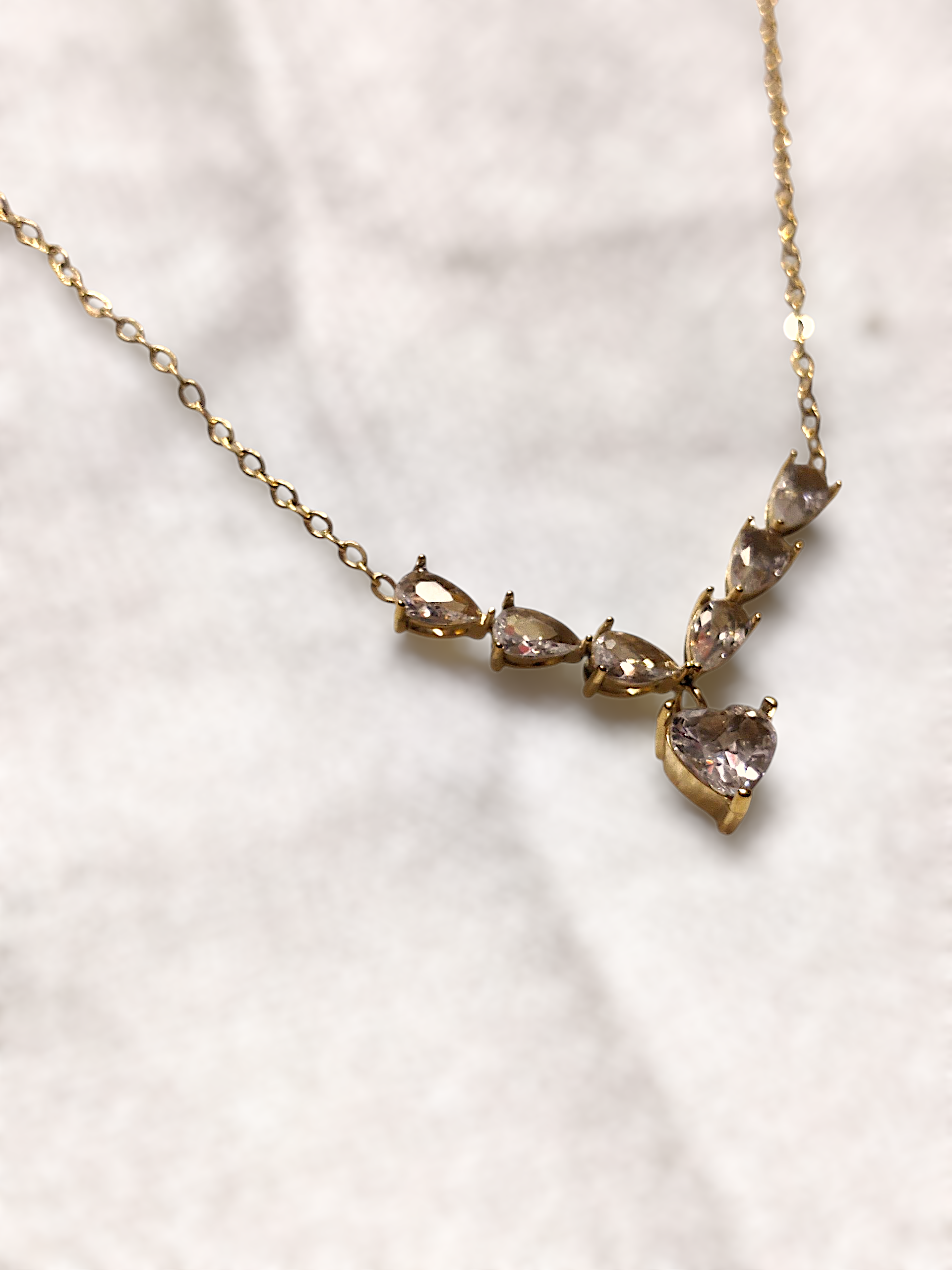 Ashi Creations: Sparkle Drop Necklace