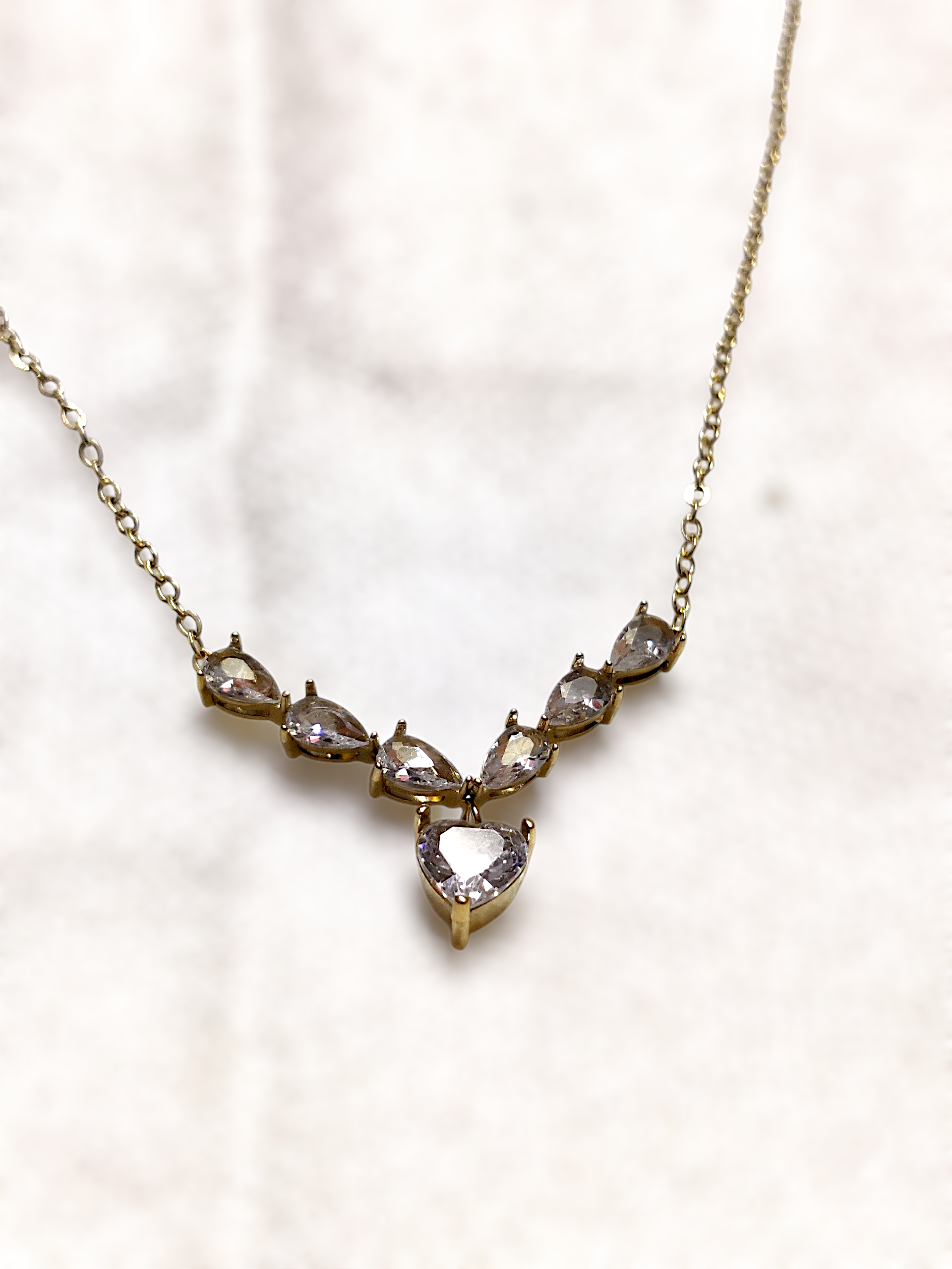 Ashi Creations: Sparkle Drop Necklace