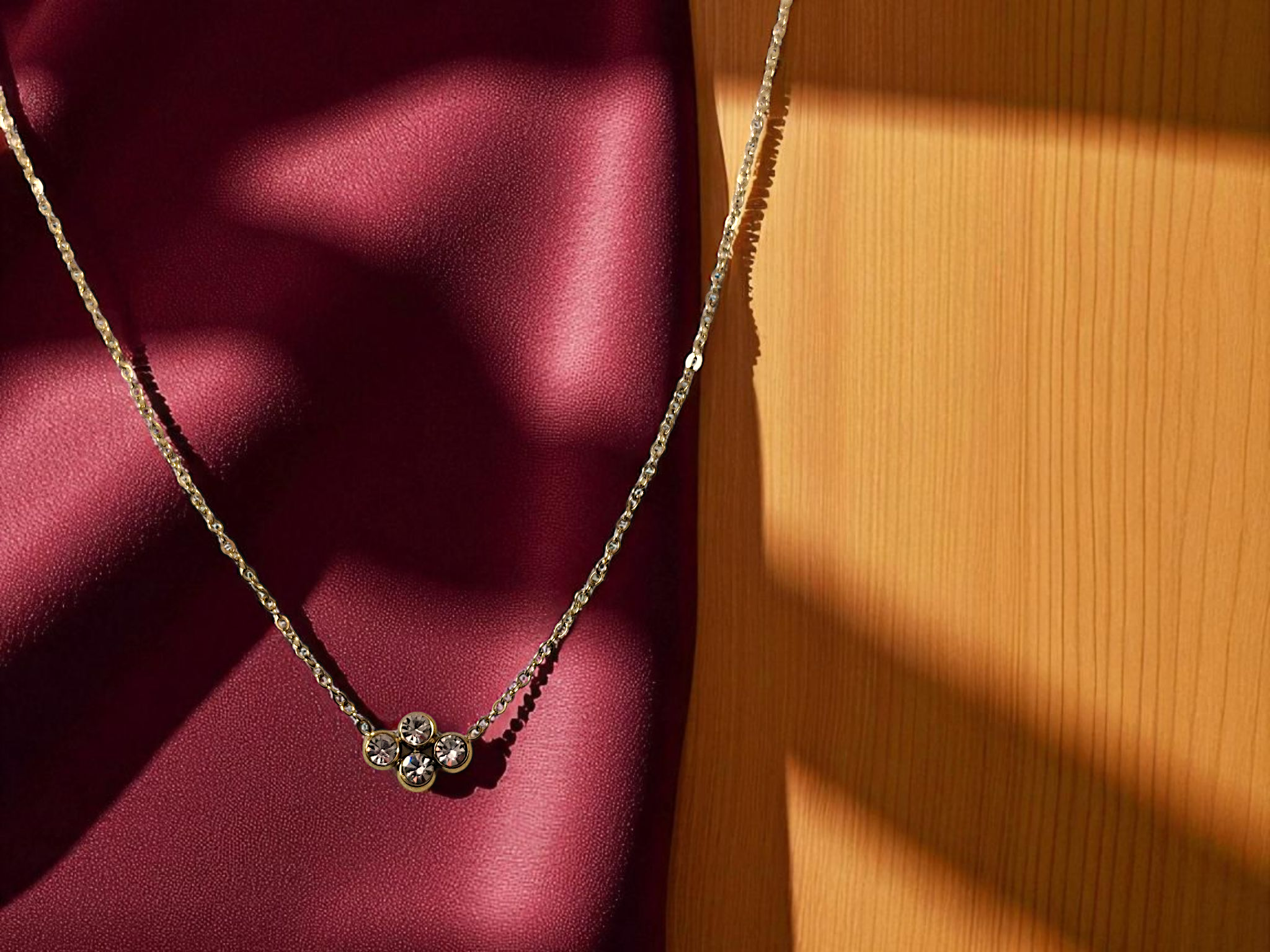 Ashi Creations: Floral Sparkle Necklace