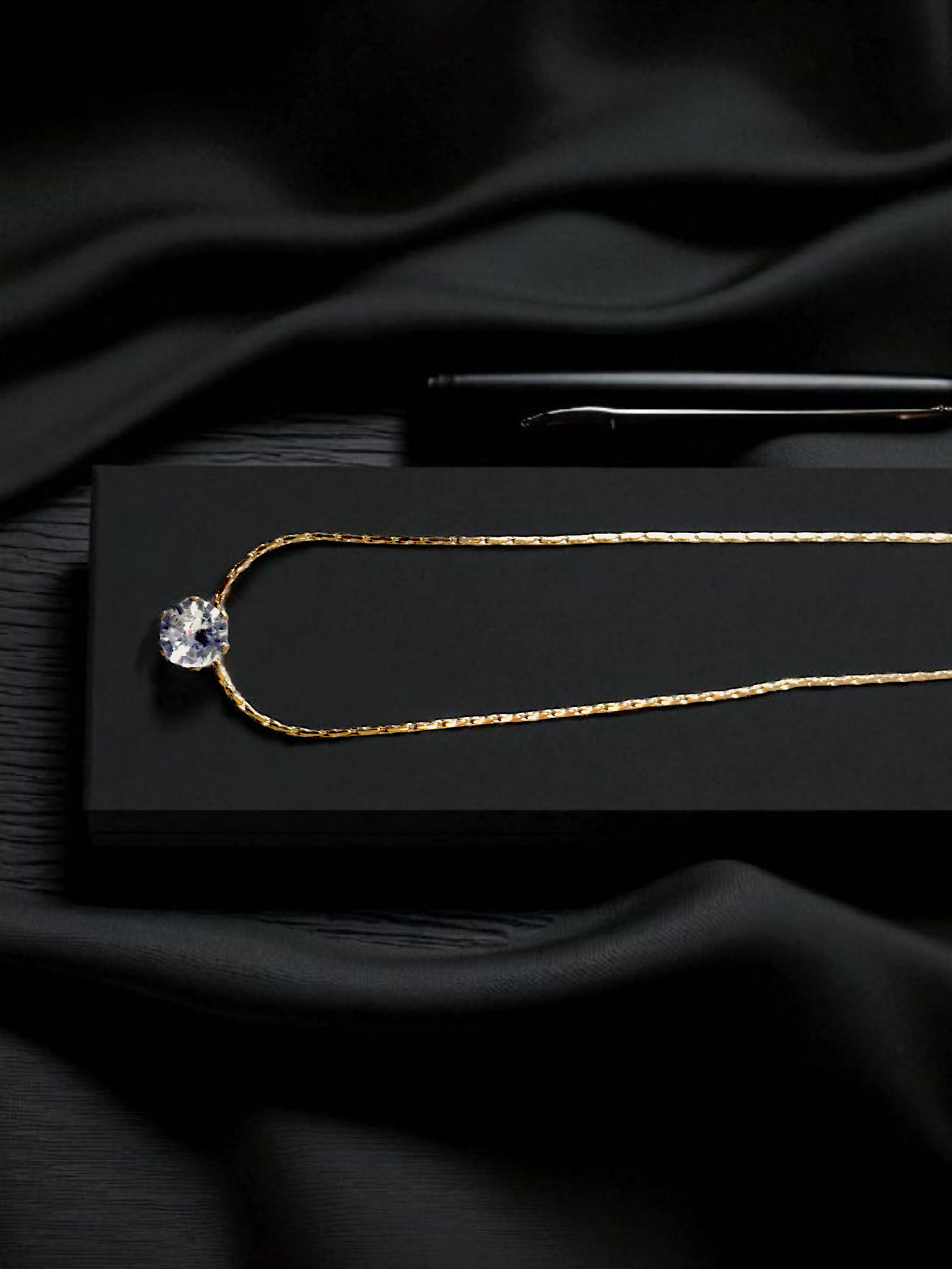 Ashi Golden Glow Anti-Tarnish Chain Set