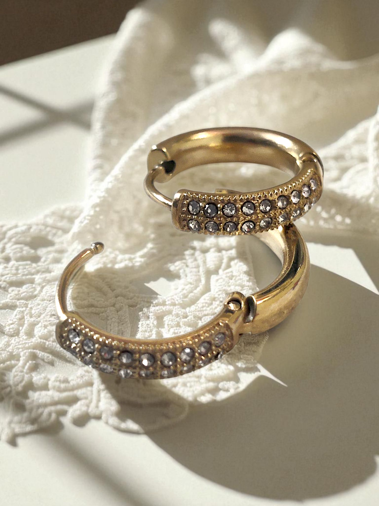 Ashi SparkHoop Earrings – Anti-Tarnish