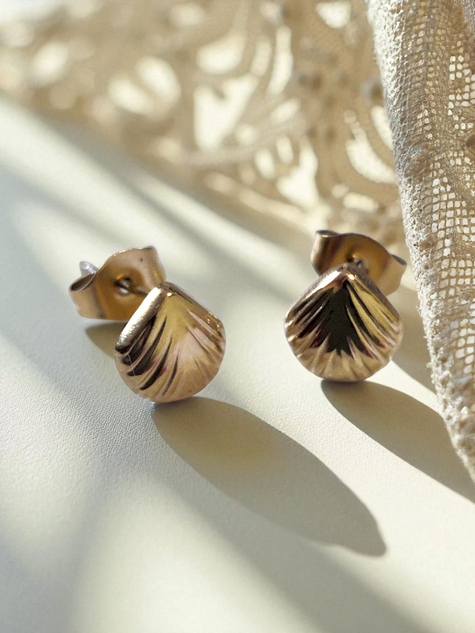 Ashi Shell Shine Anti-Tarnish Earrings